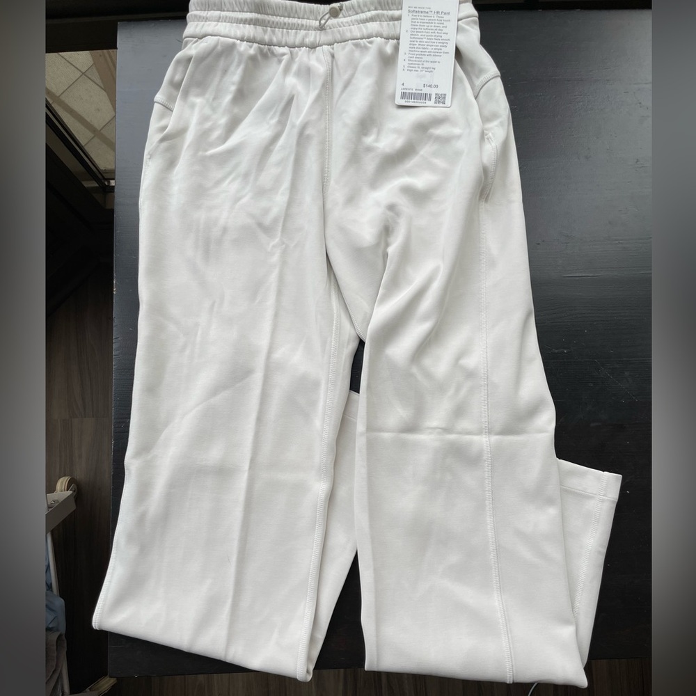 Lululemon Softstreme High-Rise Pant *Full Length “Bone” NWT